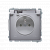 Розетка Basic с заземлением French с прозрачной крышкой IP44, сталь inox (BMGZ1B.01/21A)