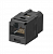 Модуль прохідний Mini-Com RJ45 UTP, кат.6, чорний