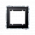 Адаптер Basic под модуль 45х45мм мет/суппорт, матовый графит (BMA45M/28)