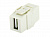 Модуль KeyStone USB 2,0 Female A-A білий