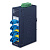 Некерований 2-канальний Optical Fiber Bypass комутатор, IP30, -40+75 C