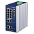 Керований комутатор L2, 8х10/100/1000BaseT PoE, 2 порти 10/100/1000BaseT та 2xSFP, IP30, -40+75 C