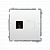Розетка Basic 1xHDMI, белый (BMGHDMI.01/11)
