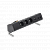 Розет блок S484: 3x250В тип F, зар пристр 2xUSB A+C, 2xRJ45 Keystone; чорний (48430F30BK00000-44)