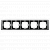 Рамка Neos BASIC 5x, титановый (BMRC5/052)
