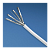 Кабель кат.6а, 23AWG, U/FTP, LSZH, білий