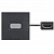 Патч-корд з HDMI 2.0 розеткою 45х45 мм та роз'ємом HDMI 2.0 "мама-мама", чорний (K129C/14)