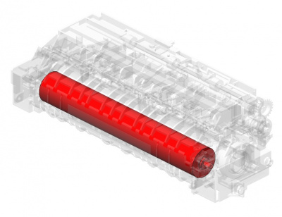 Ricoh Вал притискний (AE020269)