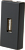Модуль 22,5х45мм USB тип A  винтовой зажим, черный (K128B/14)