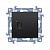 Розетка SIMON10 1xHDMI, чорний матовий (CGHDMI.01/49)
