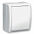 Выключатель 1х Aquarius (IP54), белый (AQW1/11)