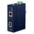 Industrial Compact 100/1000BASE-X to 10/100/1000BASE-T 802.3at PoE+ Media Converter