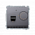 Регулятор температуры Basic с внутренним датчиком, 16A, 230V, серебро (BMRT10W.02/43)