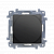 Світлорегулятор SIMON10 для LED 250Вт, чорний матовий (CS9LA.01/49)